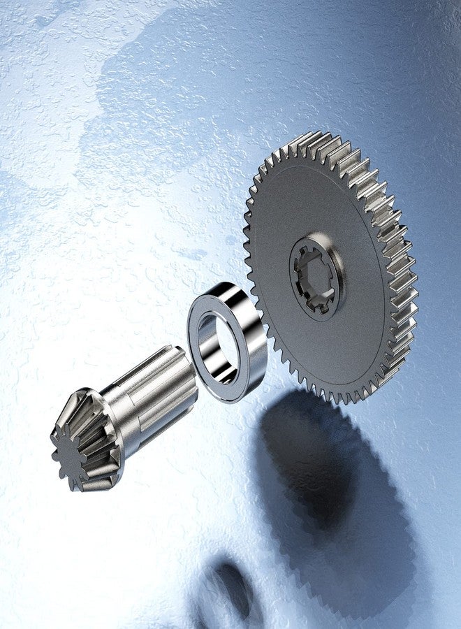 HYPER GO 16401Y 1:14 1:16 Scale RC Car Upgrade Accessories Powder Metallurgy Spur Gear with Pinion Gear, Upgrade Spare Parts RC Vehicle Gear for HYPER GO All 1/14 1/16 Scale - Image 2